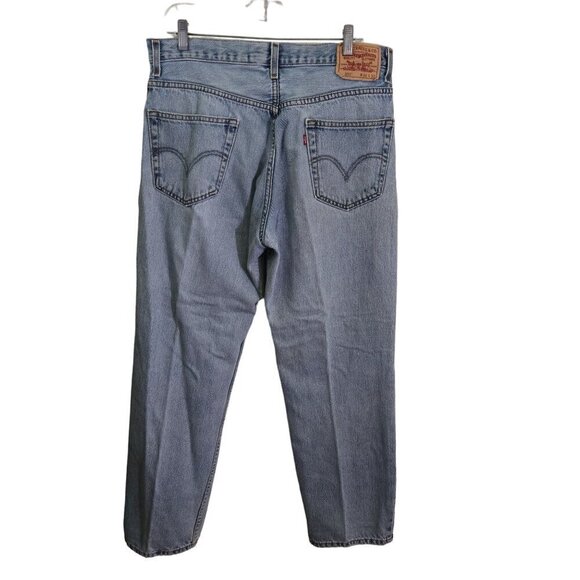 Levi's 550 Relaxed Fit Wide Tapered Leg Jeans Size 36x32 - Picture 3 of 8